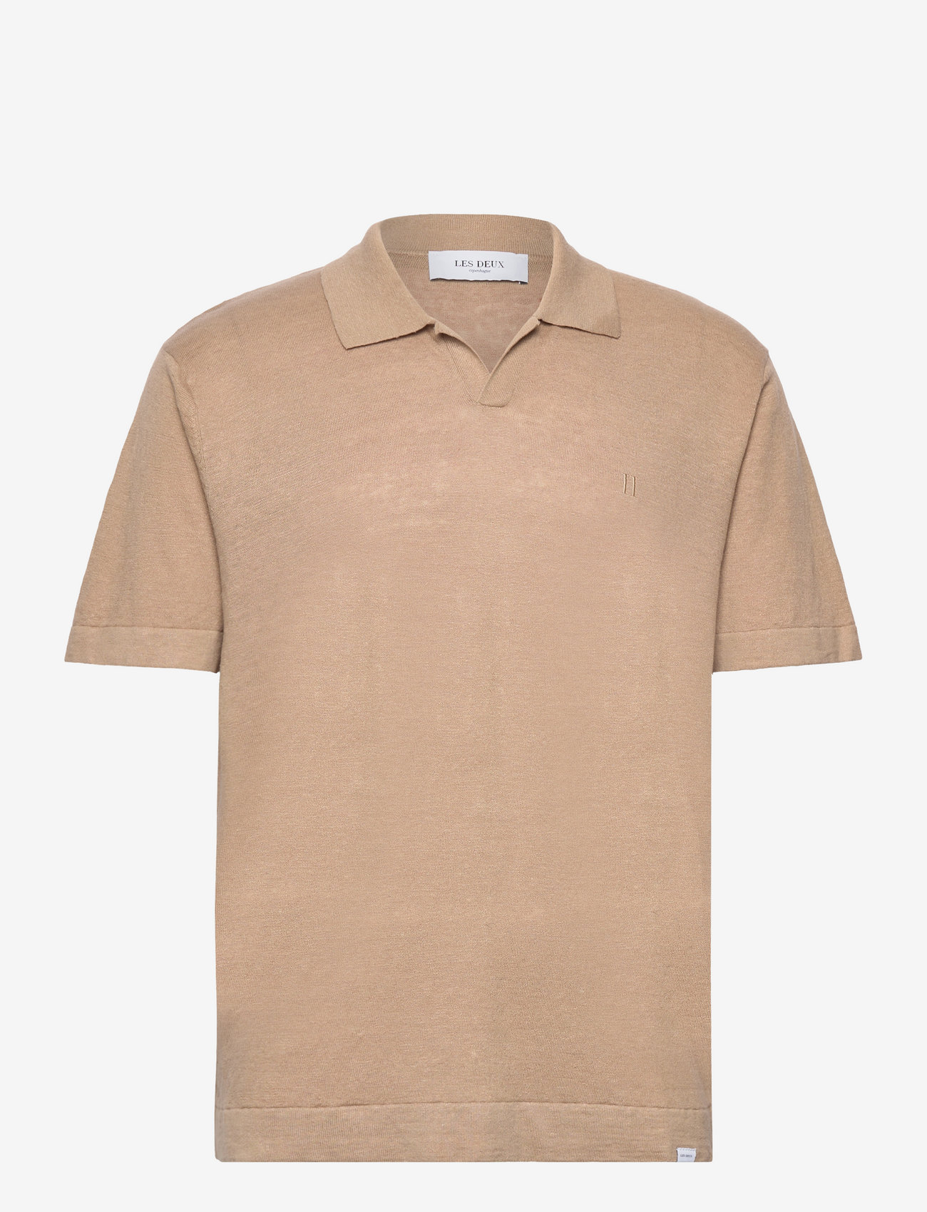 Les Deux - Elba Polo Knit - dark sand - 0
