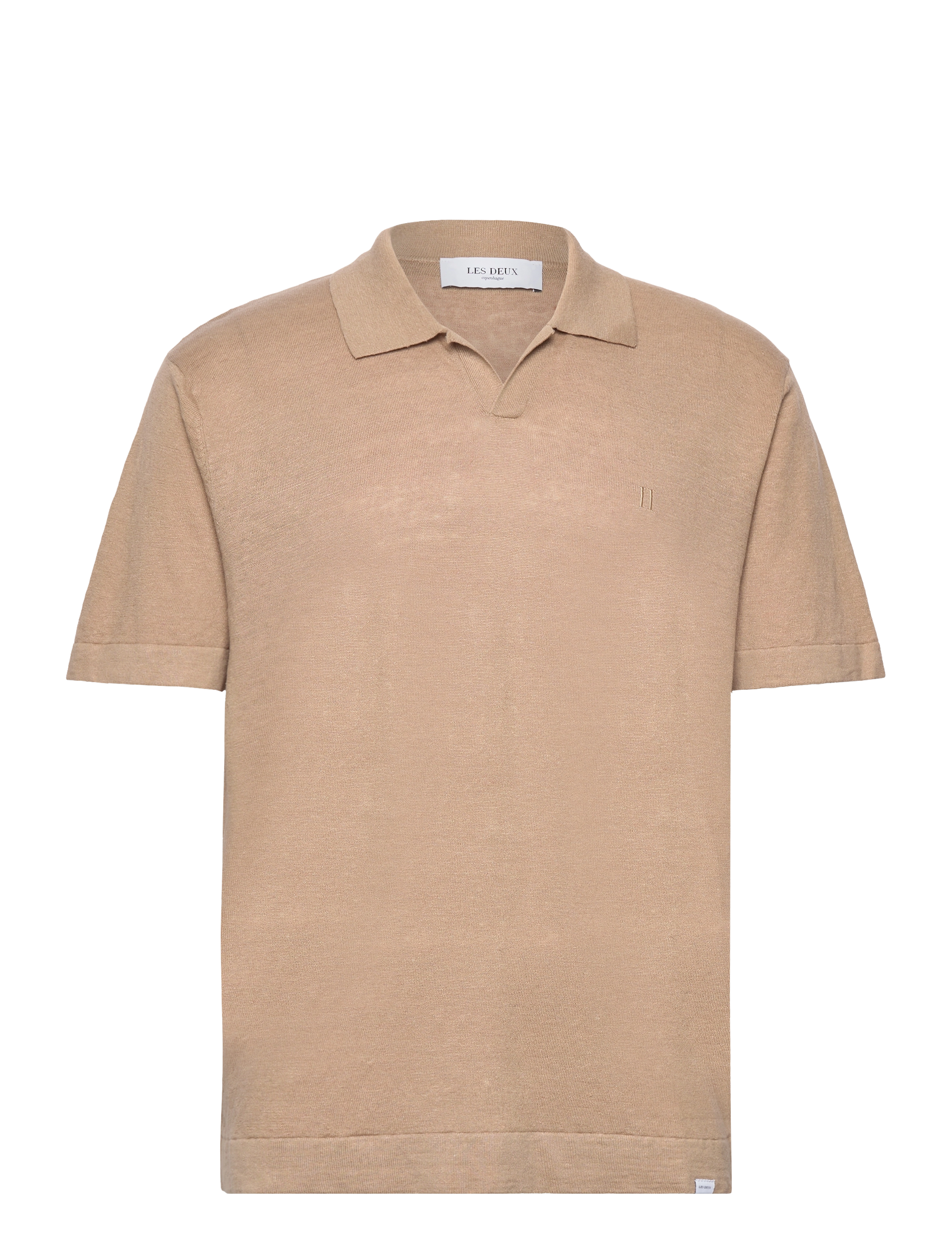 Elba Polo Knit - DARK SAND