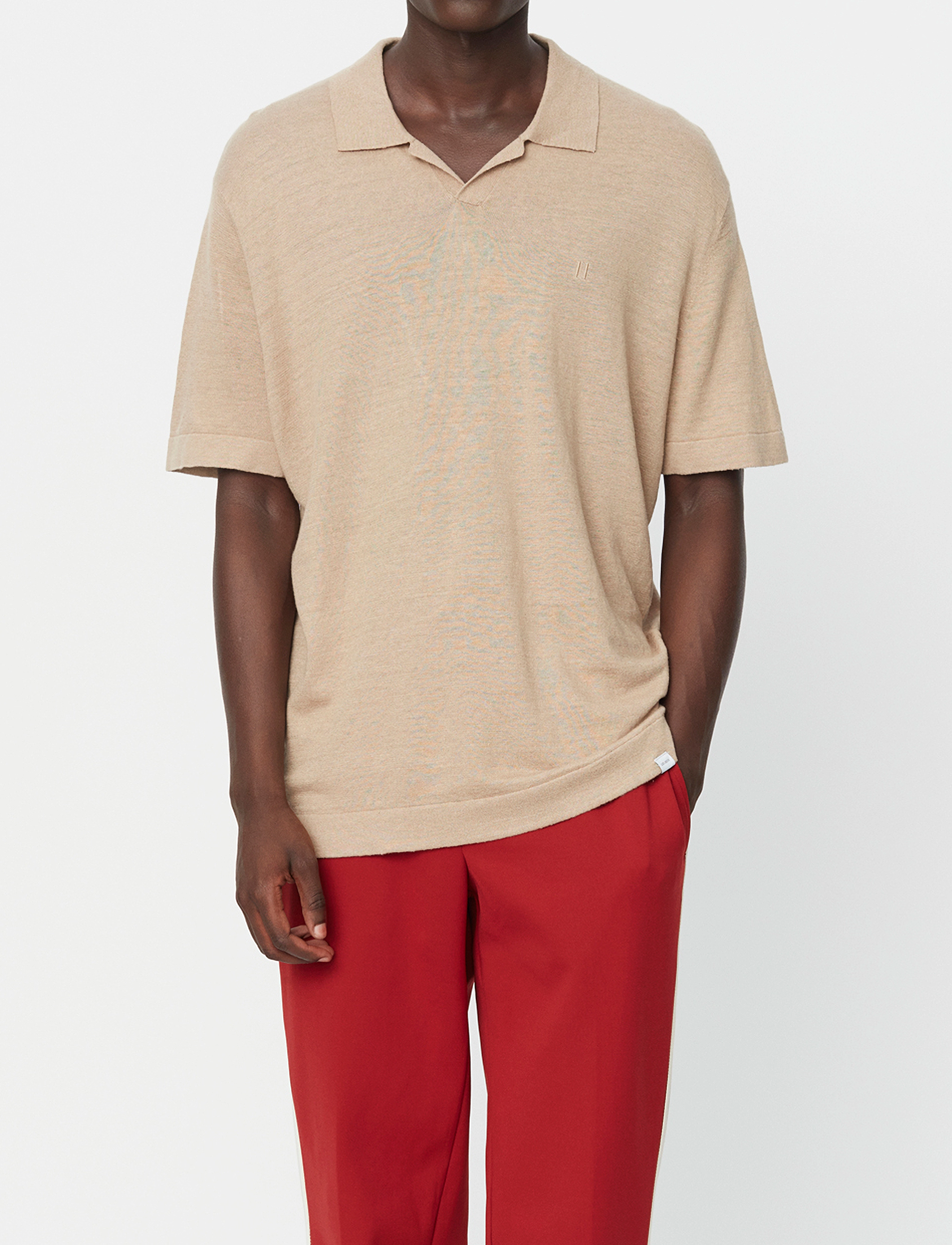 Les Deux - Elba Polo Knit - dark sand - 2