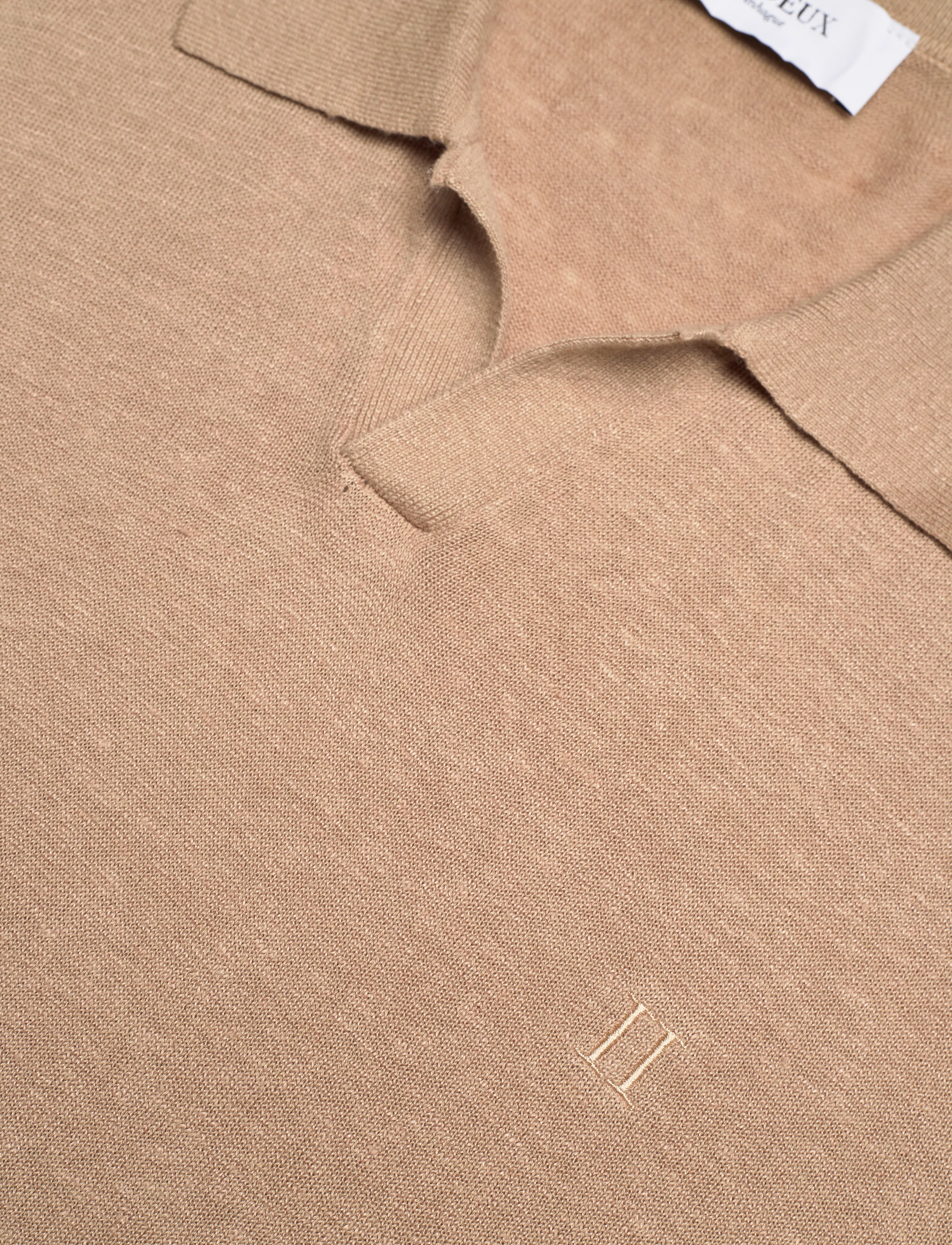 Les Deux - Elba Polo Knit - dark sand - 3