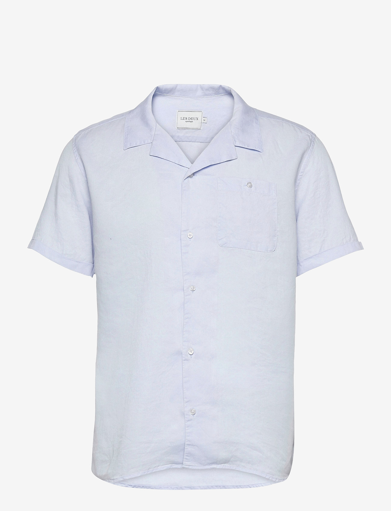 Les Deux - Laurent Tencel SS Shirt - light blue - 0