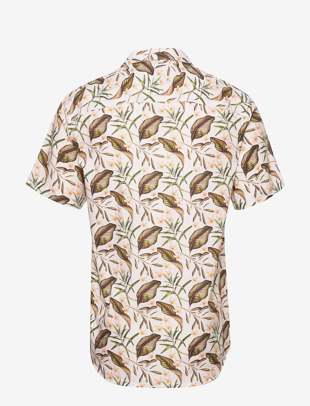 Les Deux - Latif Flower Print SS Shirt - off white - 1