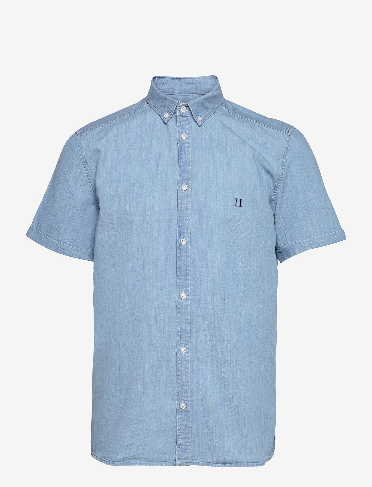 Les Deux - Vagrant Chambray SS Shirt - light blue - 0