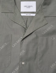 Les Deux - Les Deux SS Jacquard Shirt - basic-hemden - thyme green/whisper white - 2