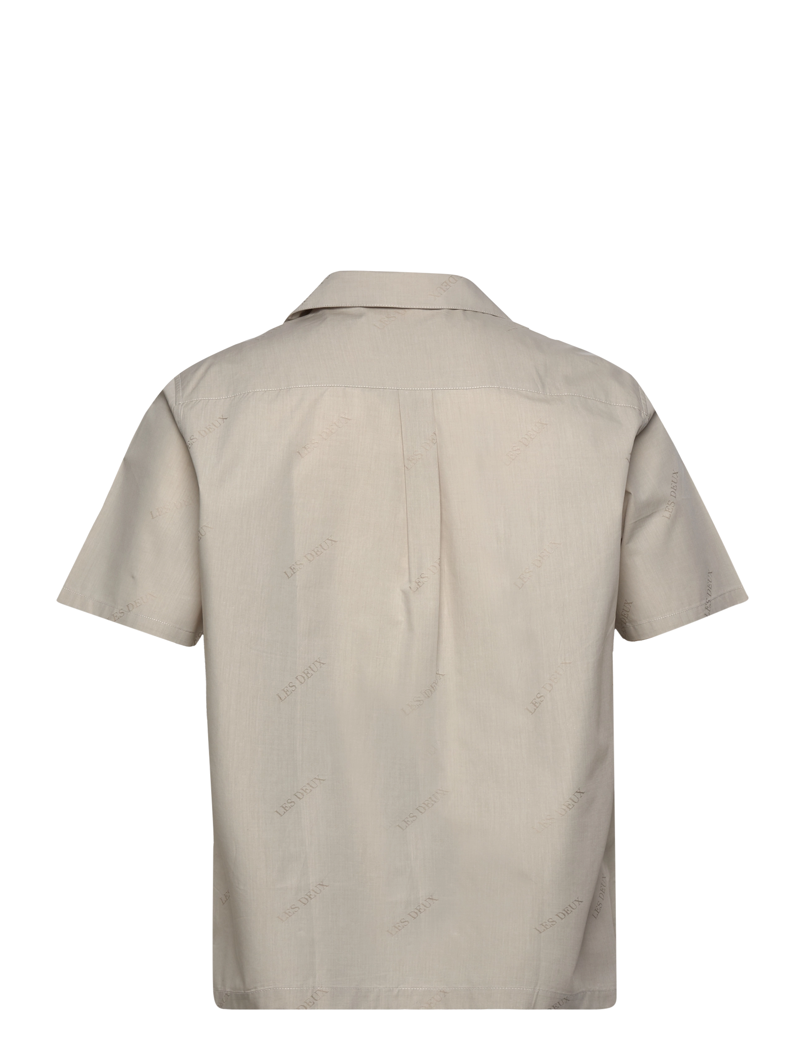 Les Deux - Les Deux SS Jacquard Shirt - basic skjorter - whisper white/dark sand - 1