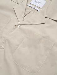 Les Deux - Les Deux SS Jacquard Shirt - peruskauluspaidat - whisper white/dark sand - 3