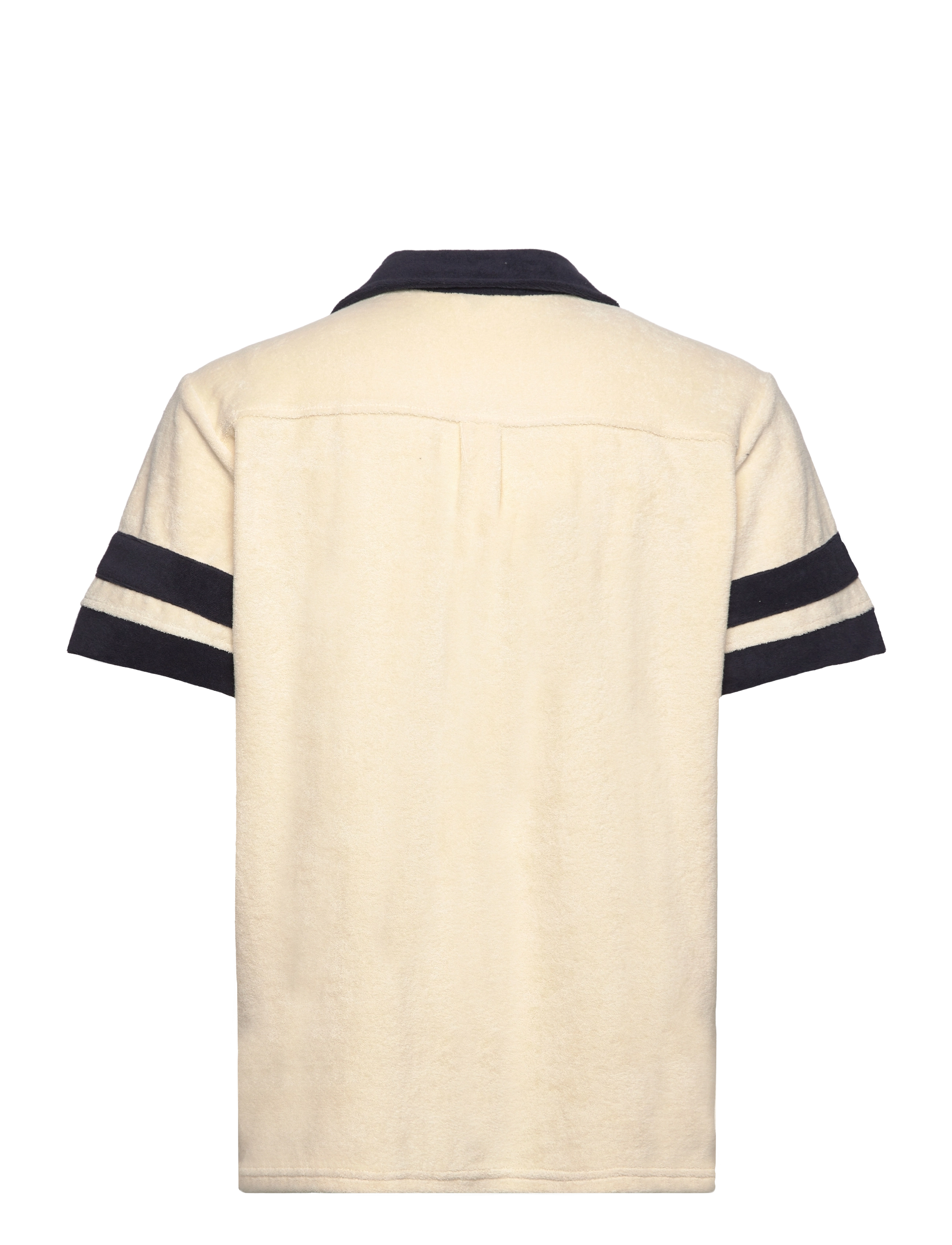 Les Deux - Javier Sport Towel SS Shirt - ivory/dark navy - 1