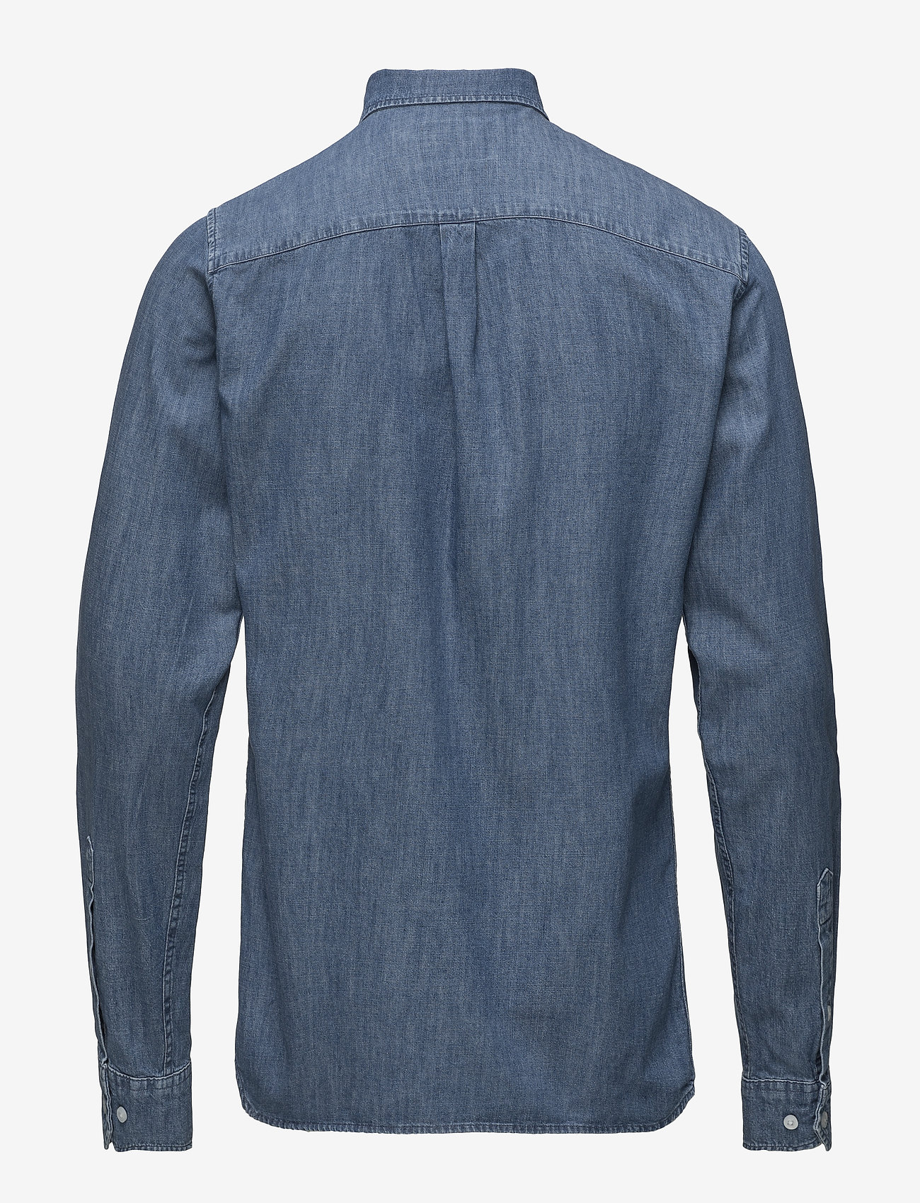 Les Deux - Vagrant Chambray Shirt - dark blue - 1