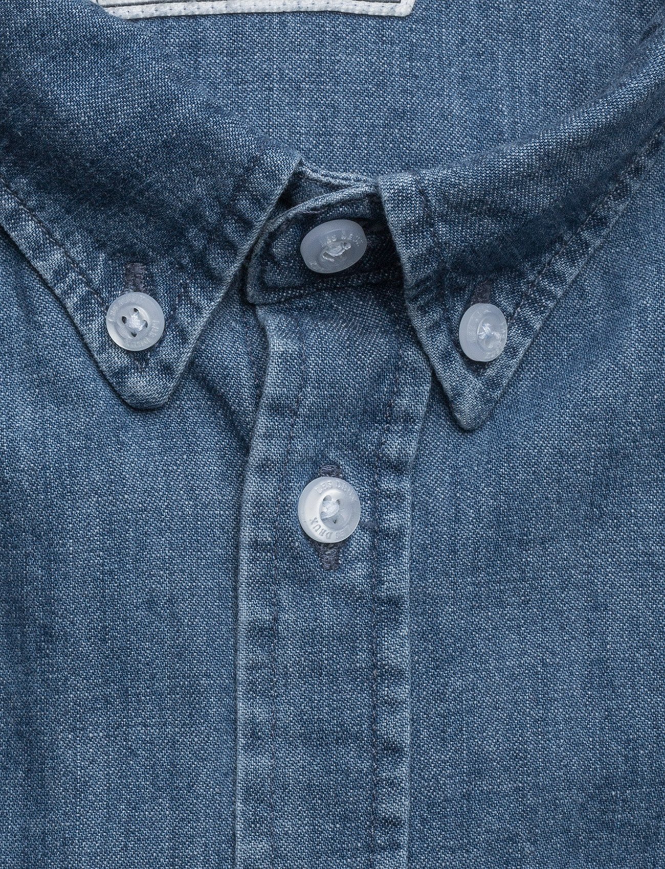 Les Deux - Vagrant Chambray Shirt - dark blue - 2