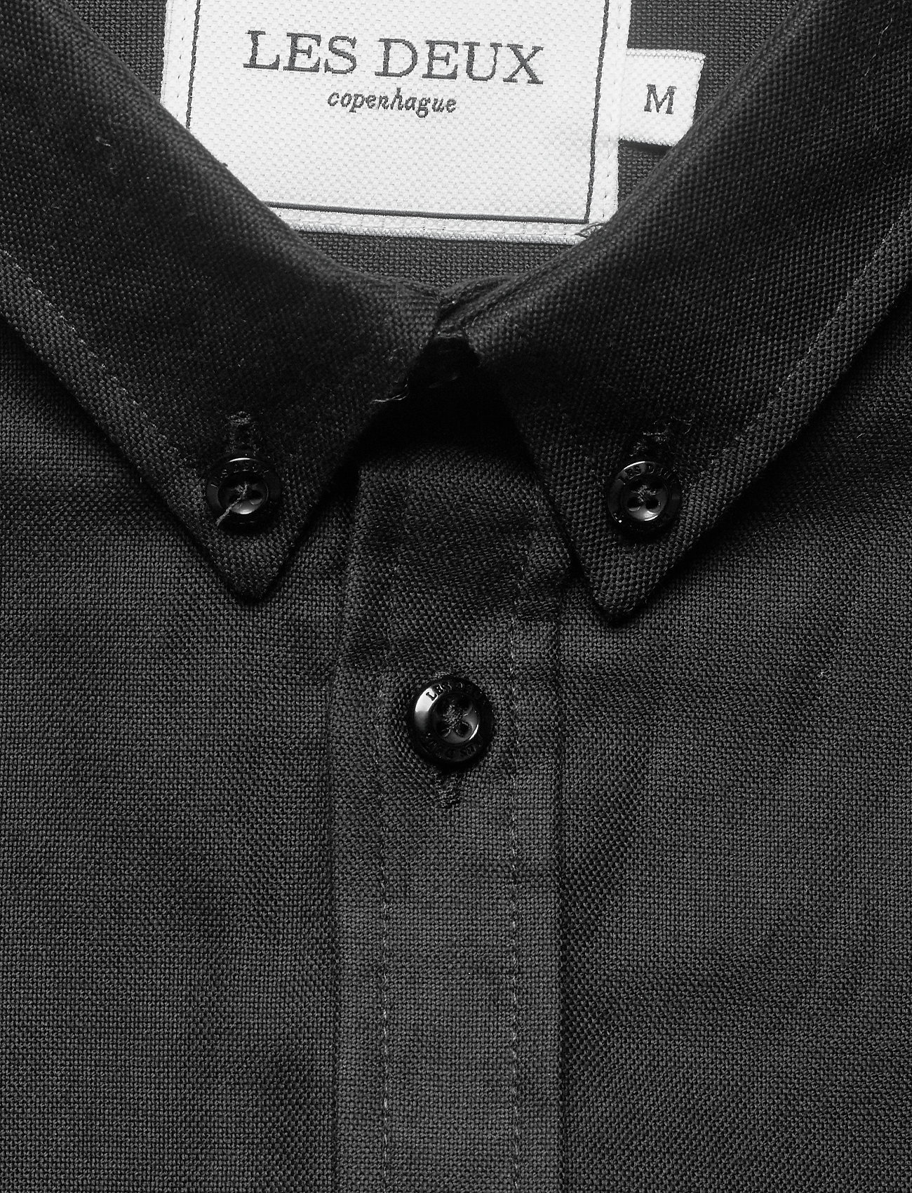 Les Deux - Oliver Oxford Shirt - 0101-black - 2