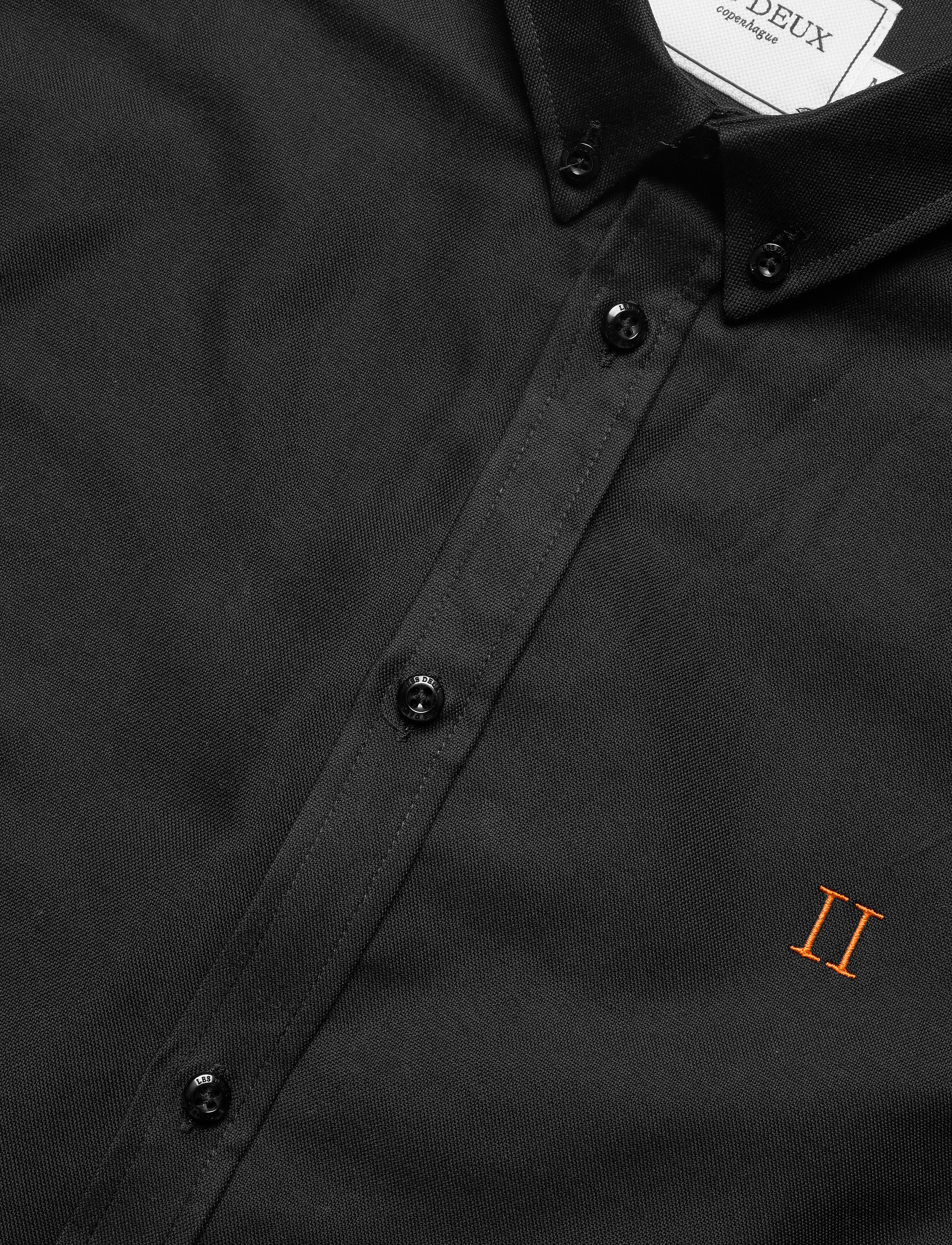 Les Deux - Oliver Oxford Shirt - 0101-black - 3