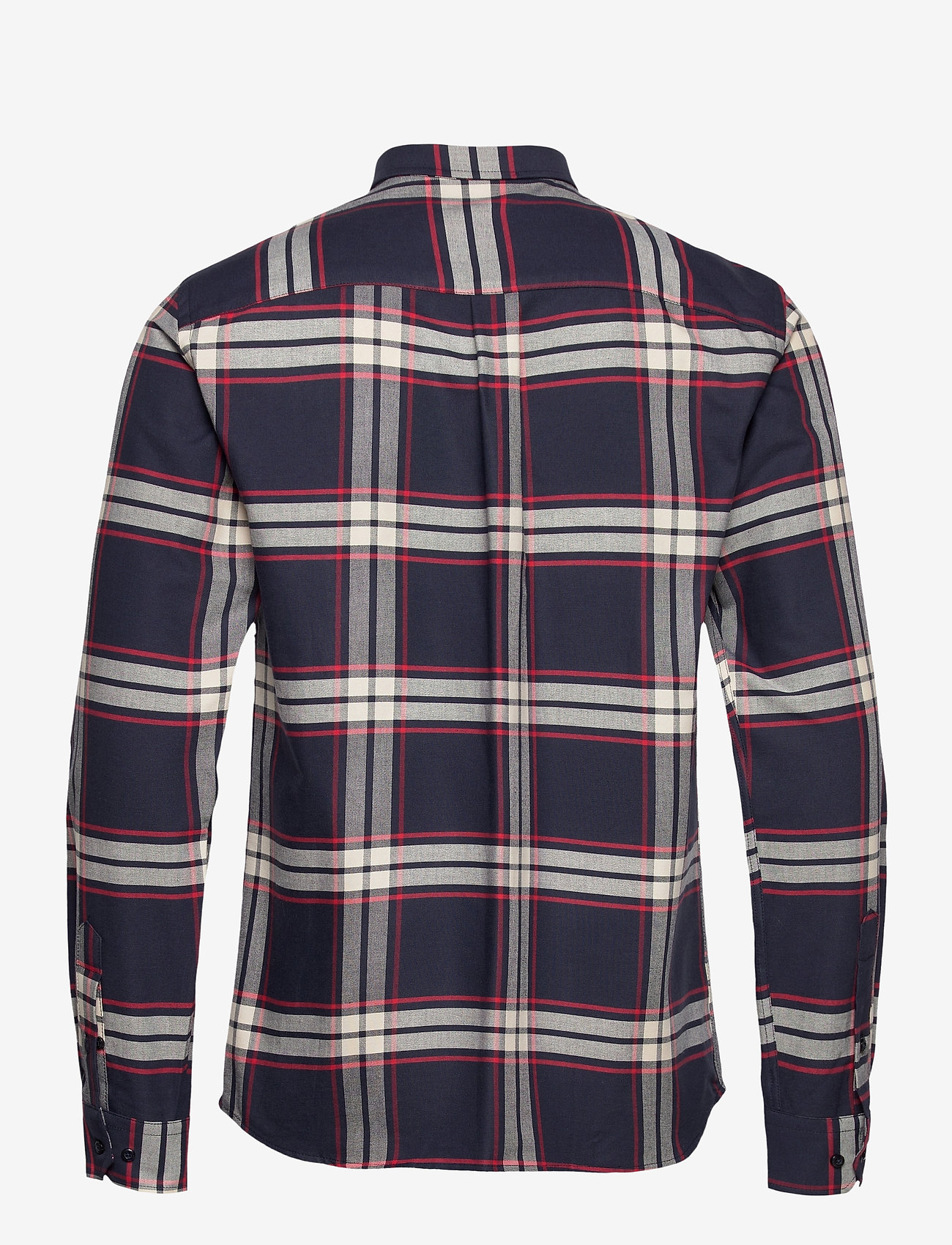Les Deux - Christoph Check Shirt - dark navy/red - 1