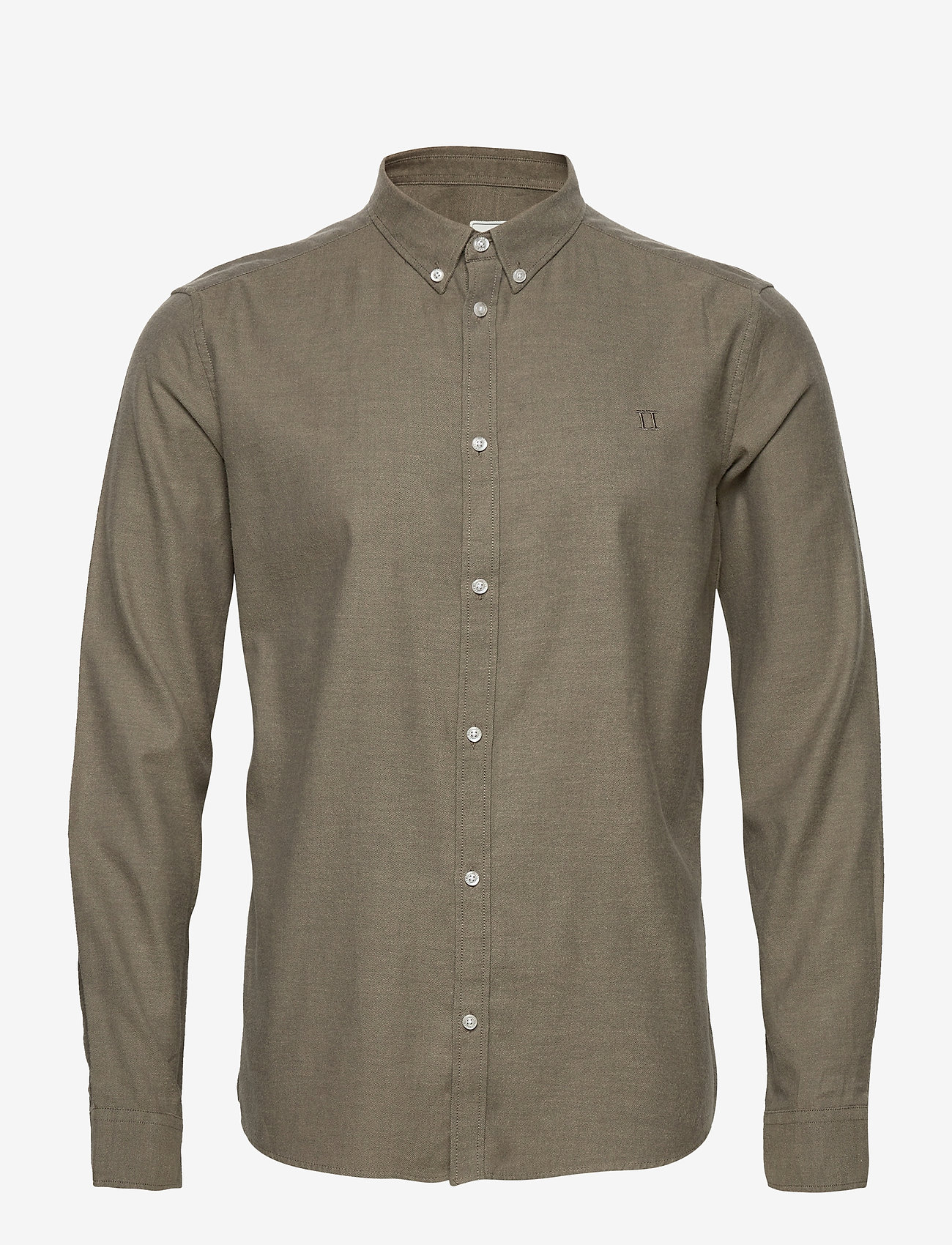 Les Deux - Harrison B.D. Brushed Shirt - dark sand - 0