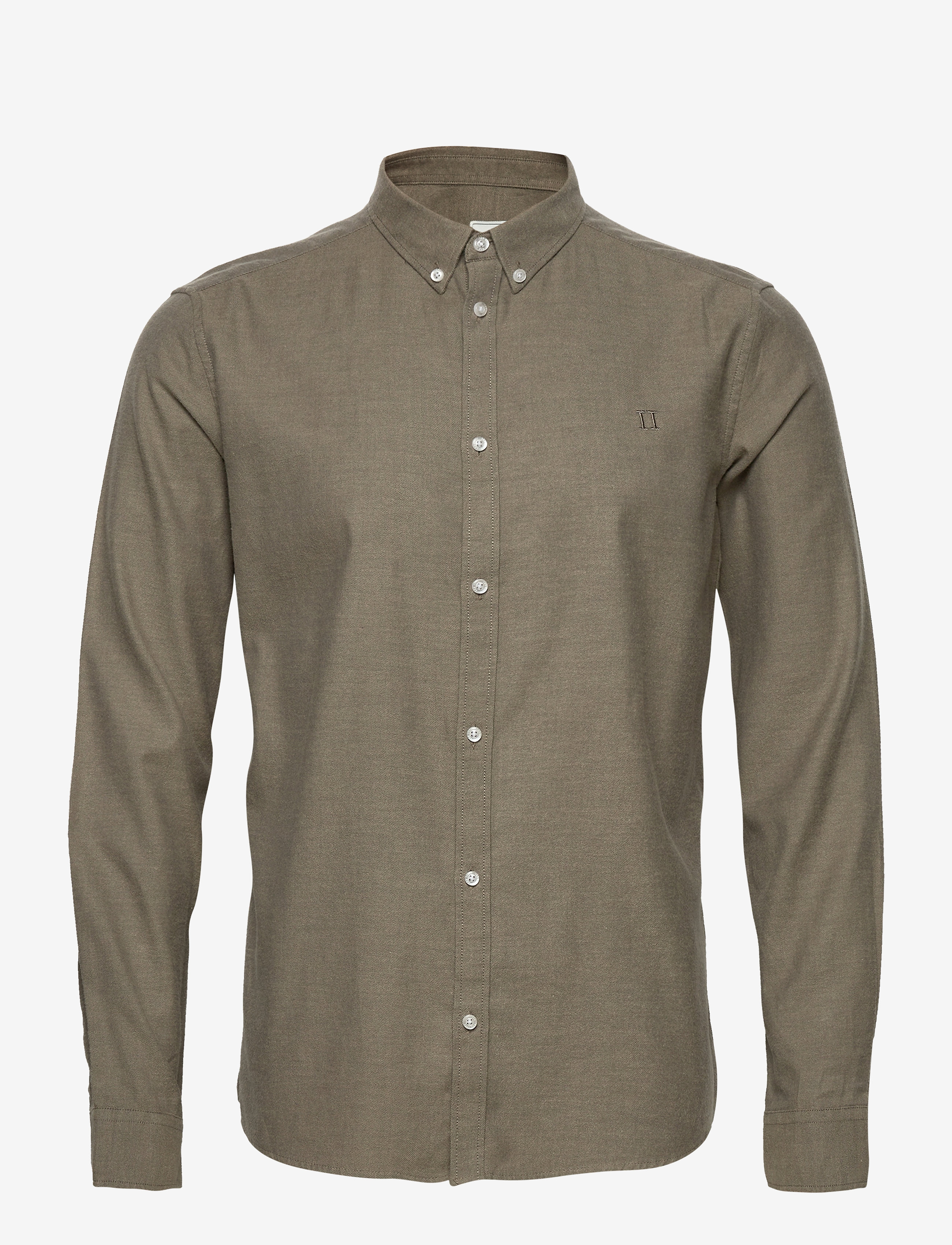 Les Deux - Harrison B.D. Brushed Shirt - dark sand - 0