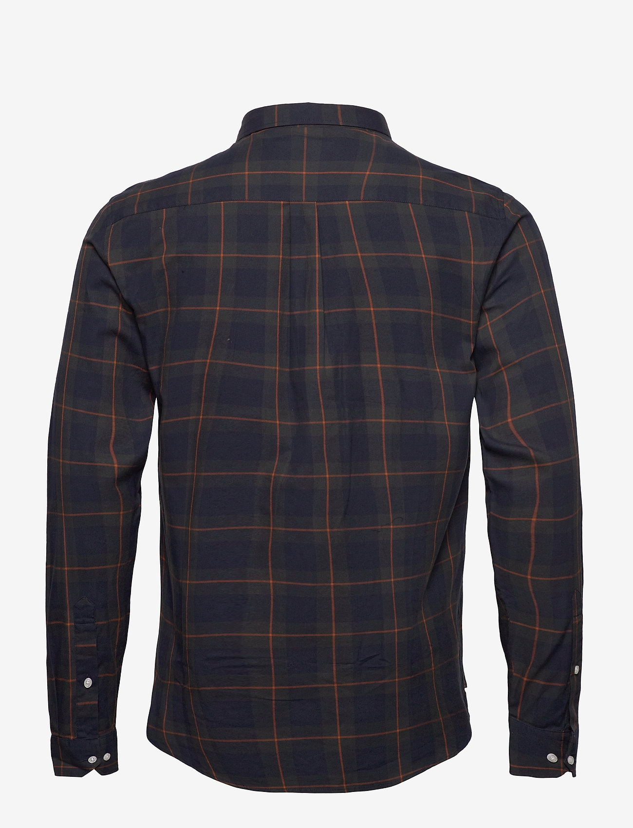 Les Deux - Hubert Check Flannel Shirt - dark navy/deep forrest - 1