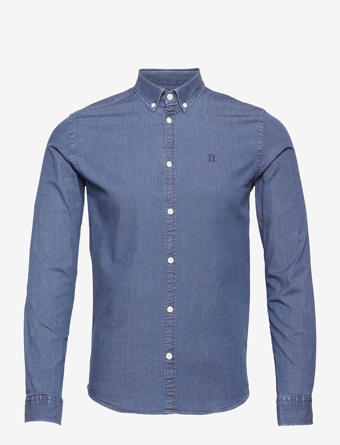 Les Deux - Harper Chambray Shirt - dark navy - 0