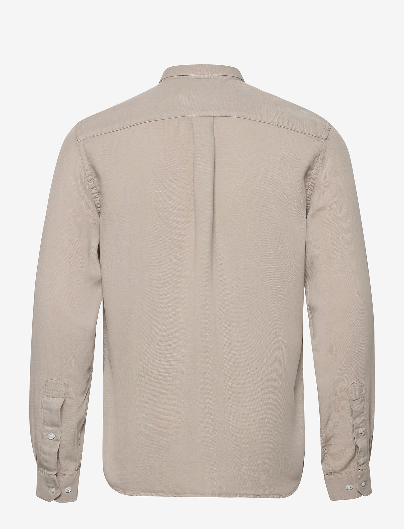 Les Deux - Laurent Tencel Dobby Shirt - dark sand - 1
