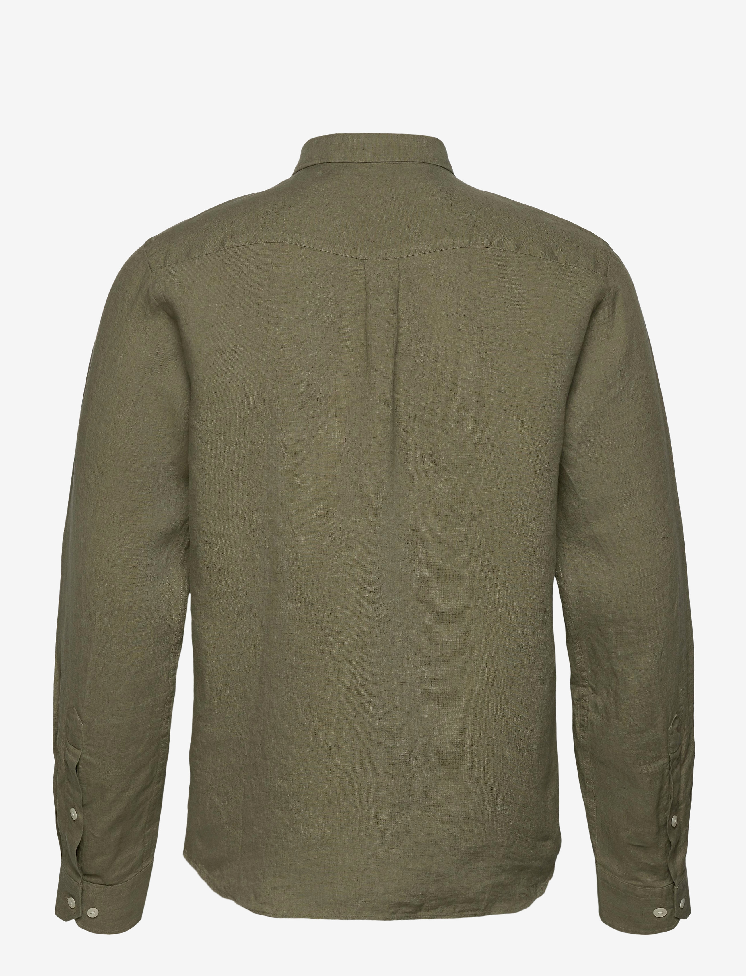 Les Deux - Christoph Linen Shirt - lichen green - 1