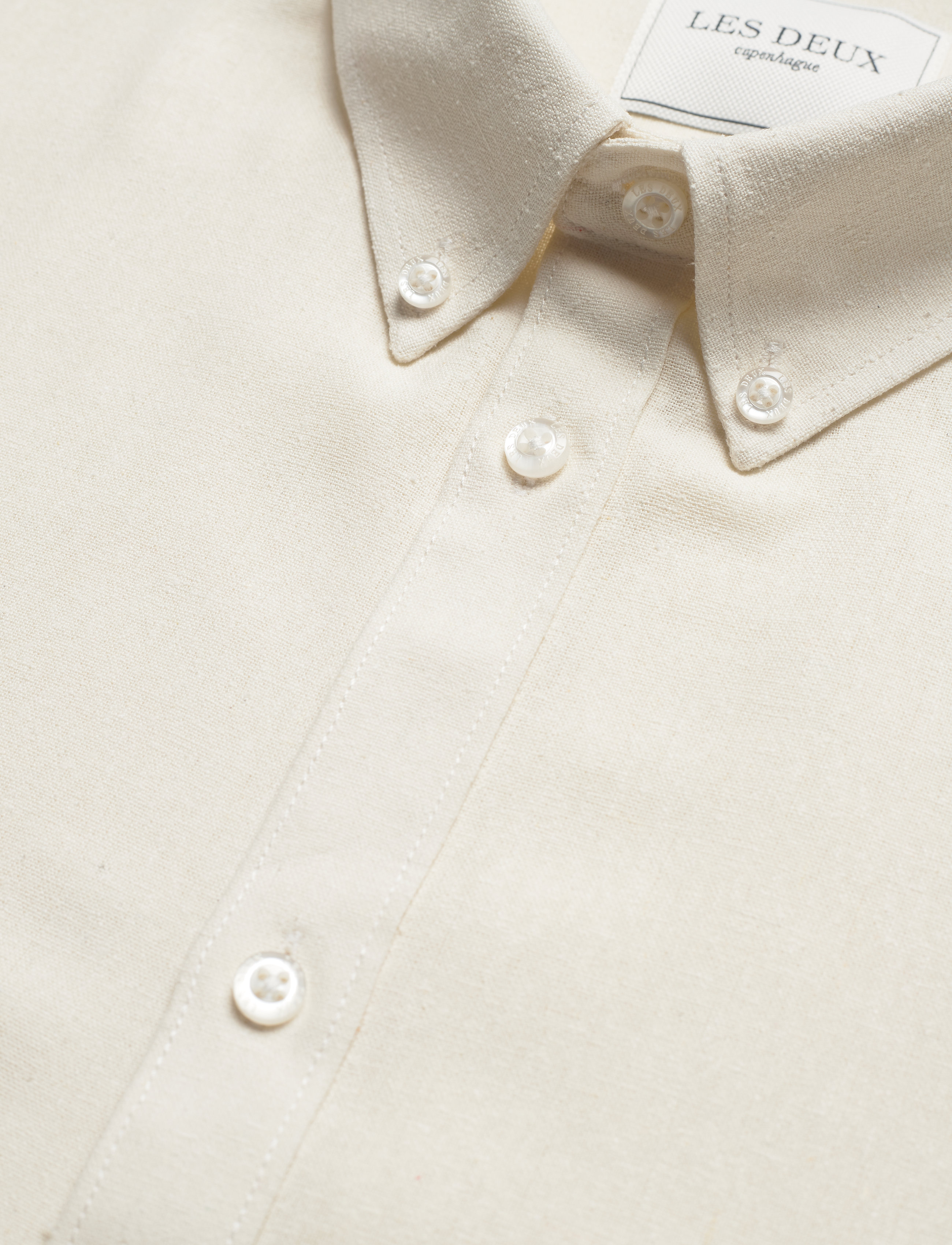 Les Deux - Koda Silk Shirt - off white - 3