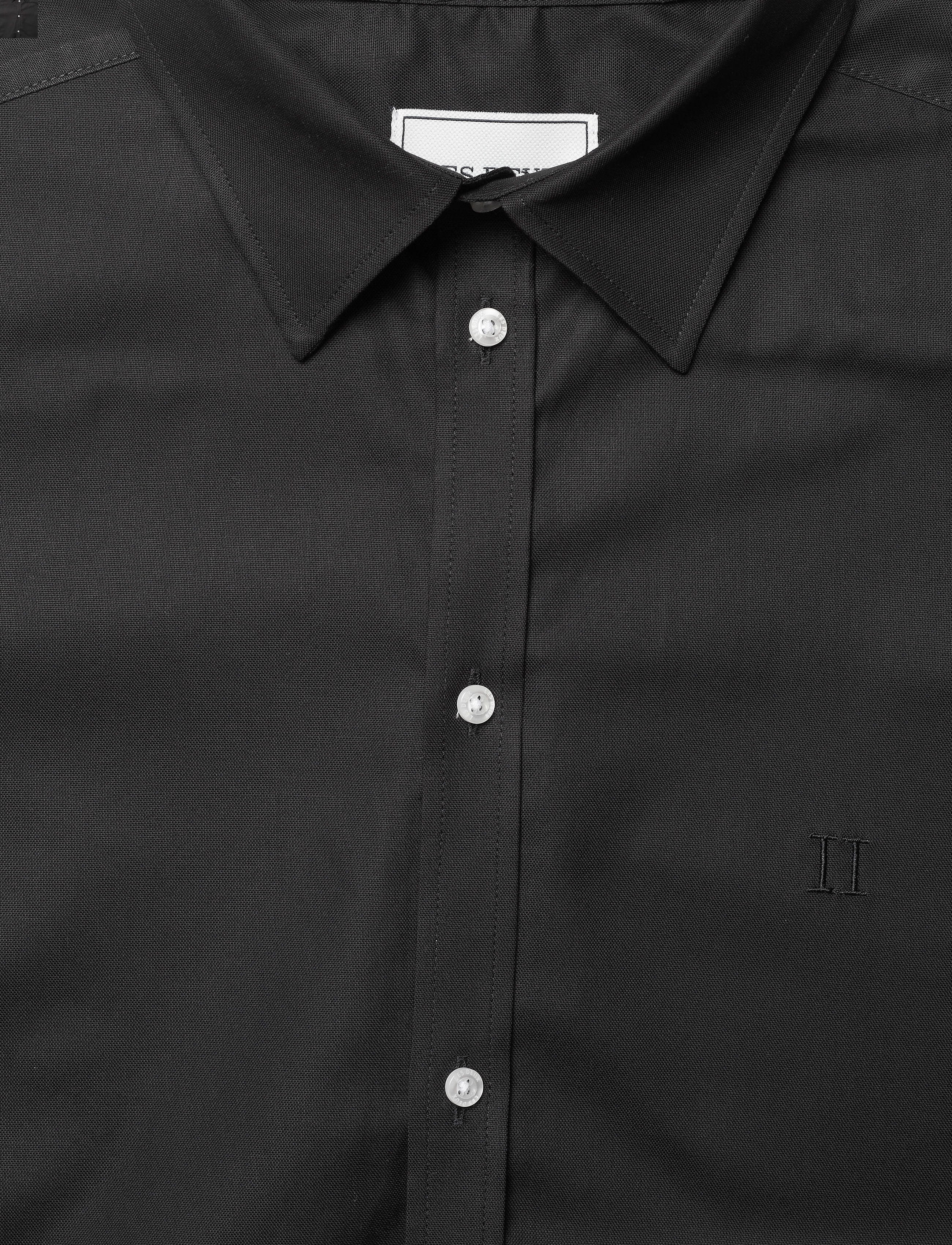 Les Deux - Winston Pinpoint Oxford Shirt - black - 2