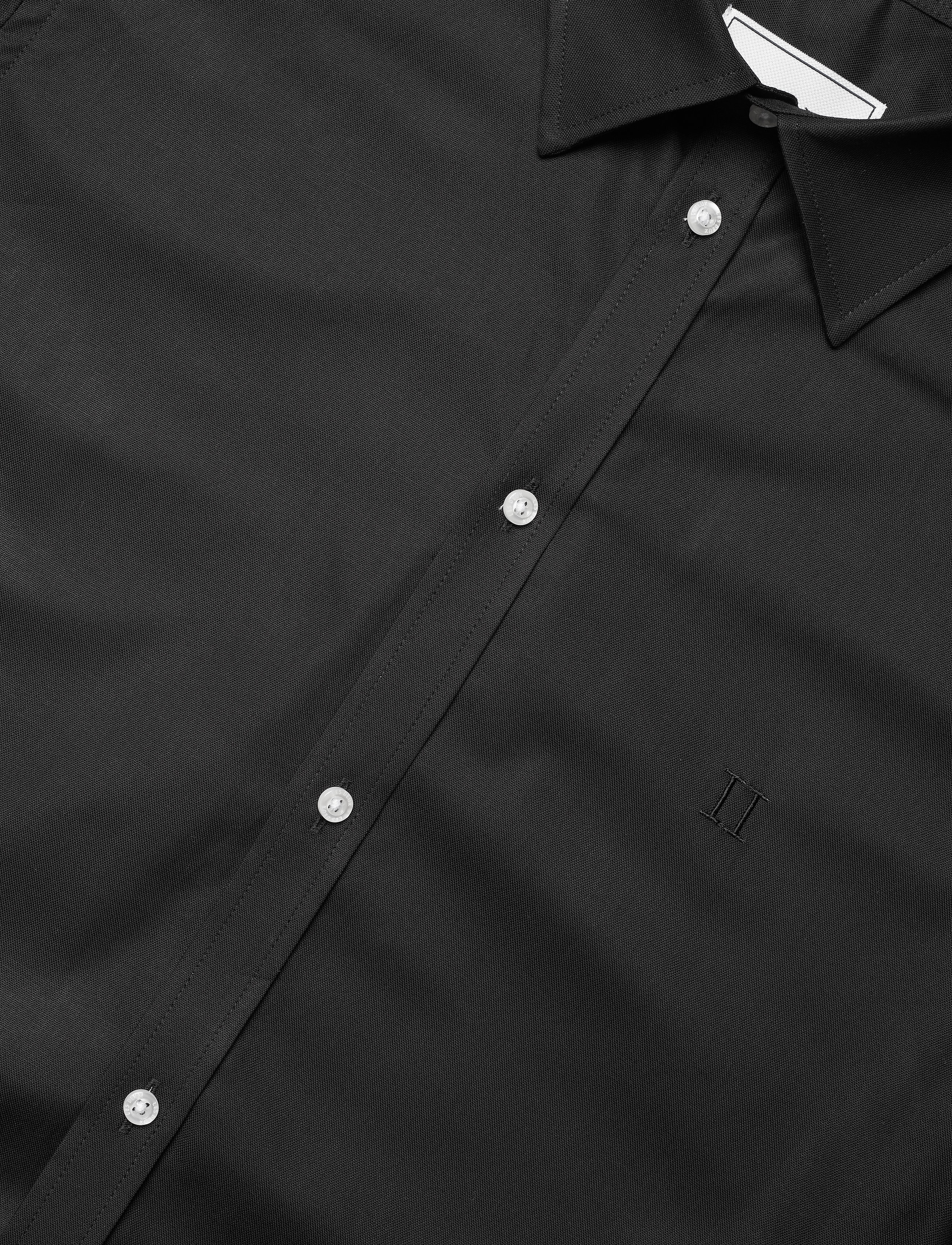Les Deux - Winston Pinpoint Oxford Shirt - black - 3