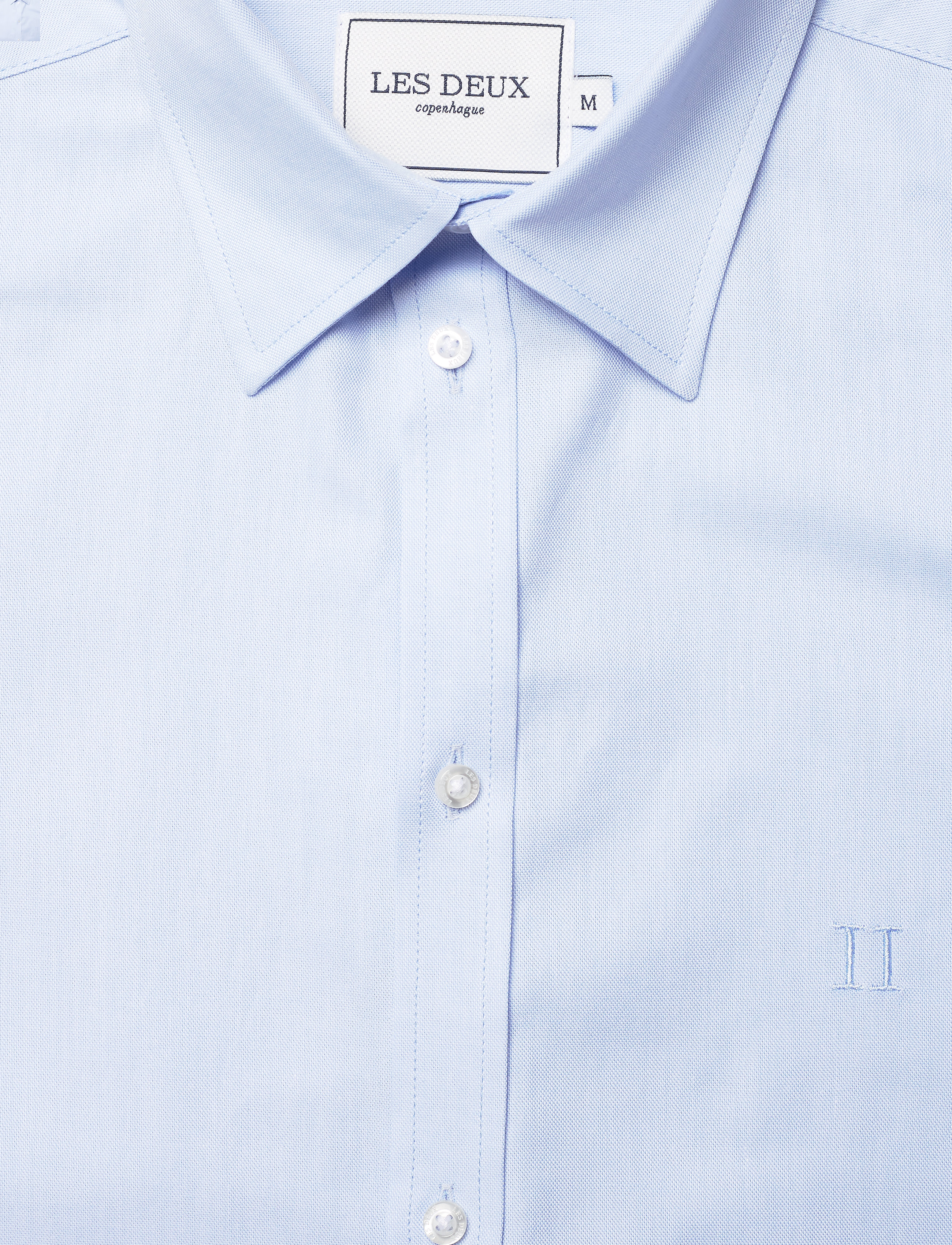 Les Deux - Winston Pinpoint Oxford Shirt - light blue - 2