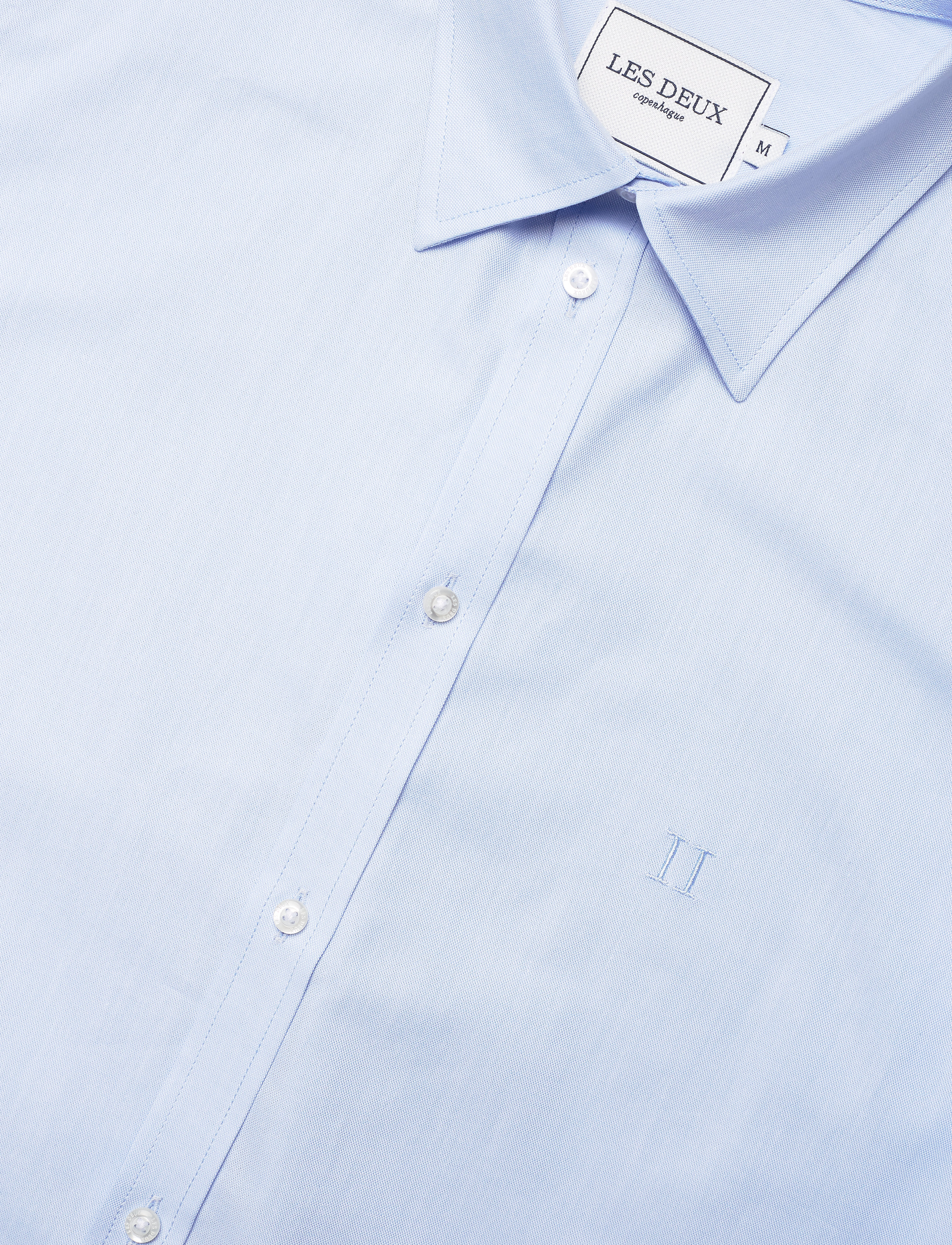 Les Deux - Winston Pinpoint Oxford Shirt - light blue - 3