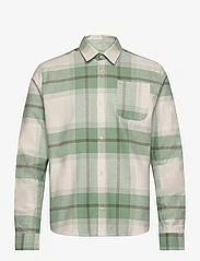 Les Deux - Jeremy Flannel Shirt - põhjamaade stiil - hegde green/ivory - 0