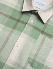 Les Deux - Jeremy Flannel Shirt - põhjamaade stiil - hegde green/ivory - 3