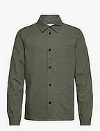 Jason Linen-Tencel Hybrid Shirt - THYME GREEN