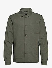 Les Deux - Jason Linen-Tencel Hybrid Shirt - thyme green - 0