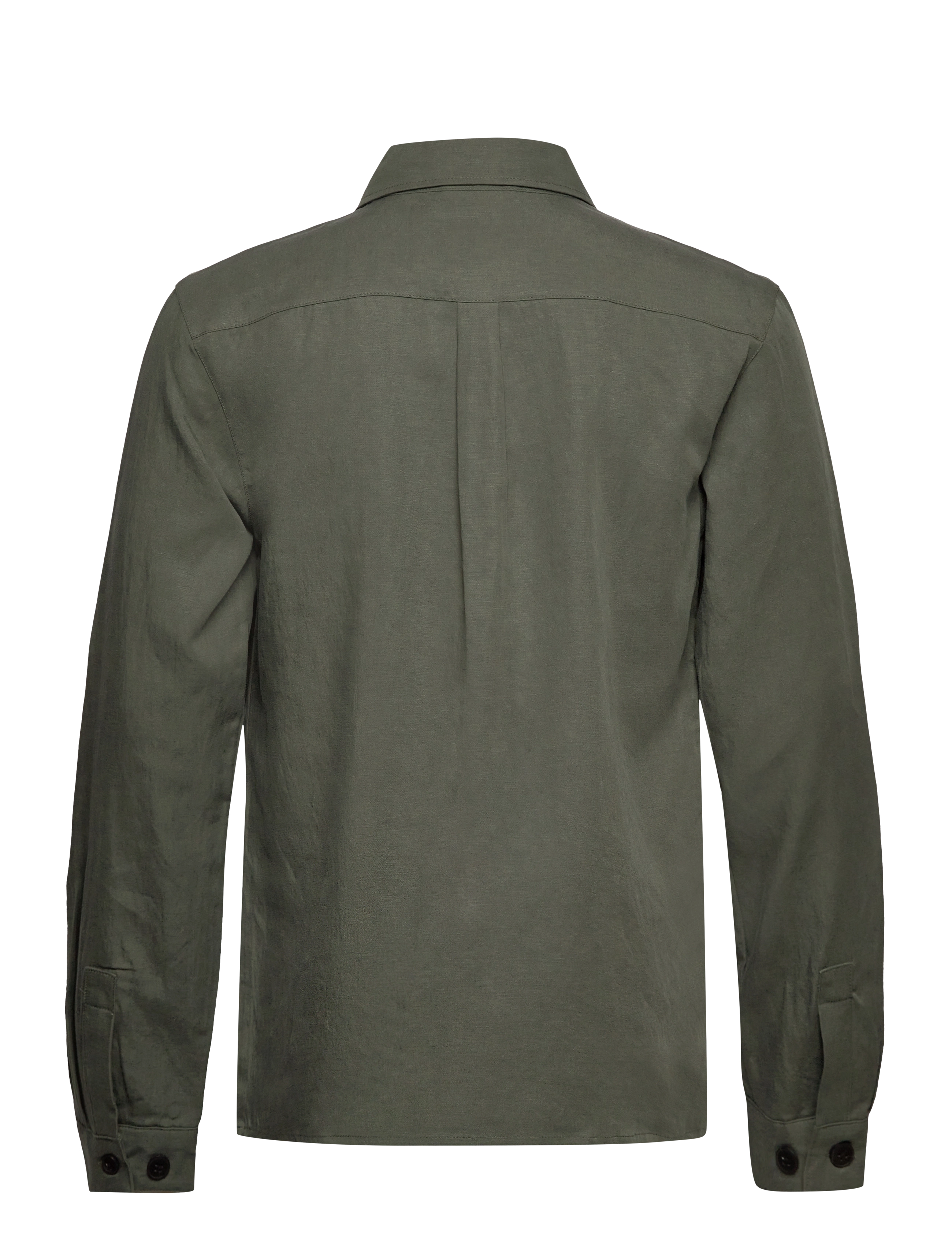 Les Deux - Jason Linen-Tencel Hybrid Shirt - thyme green - 1