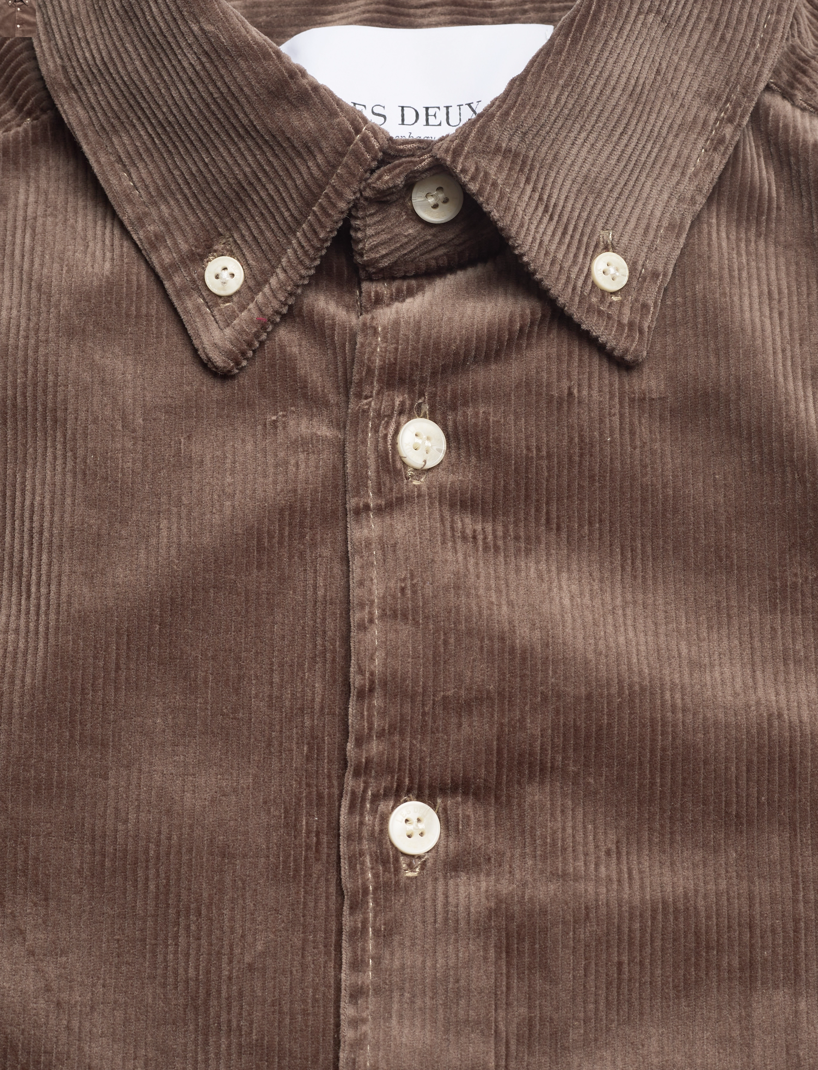 Les Deux - Karlo Corduroy Shirt - mountain grey - 2