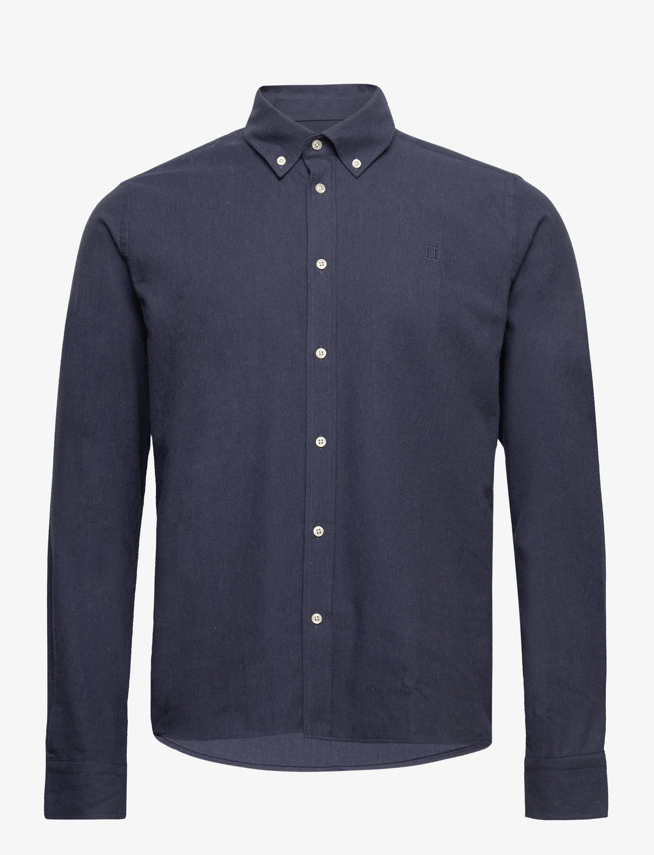 Les Deux - Desert Reg Shirt - basic skjorter - dark navy melange - 0
