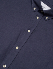 Les Deux - Desert Reg Shirt - basic skjorter - dark navy melange - 5