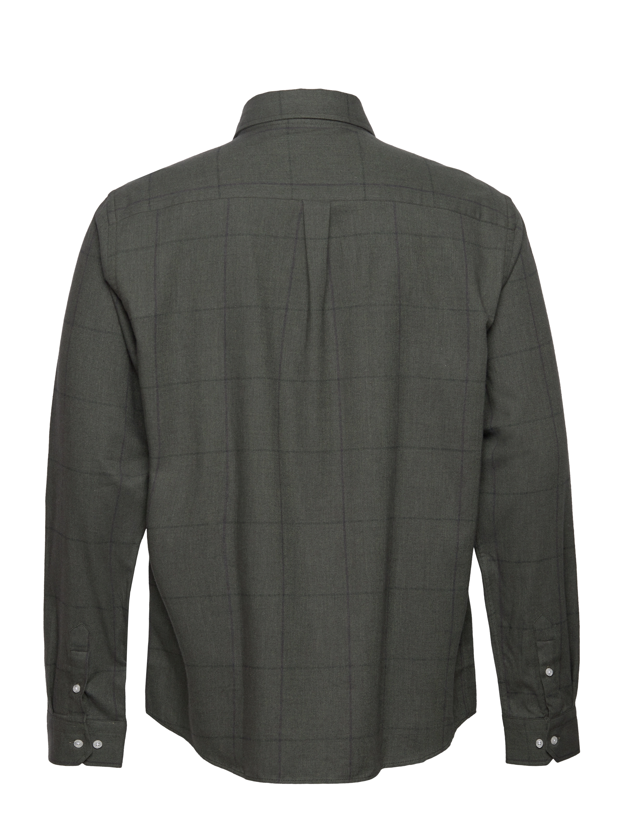 Les Deux - Desert Reg Check Shirt - olive night/raven - 1