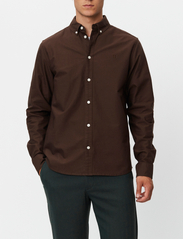 Les Deux - Kristian Oxford Shirt - oxford skjorter - coffee brown - 2