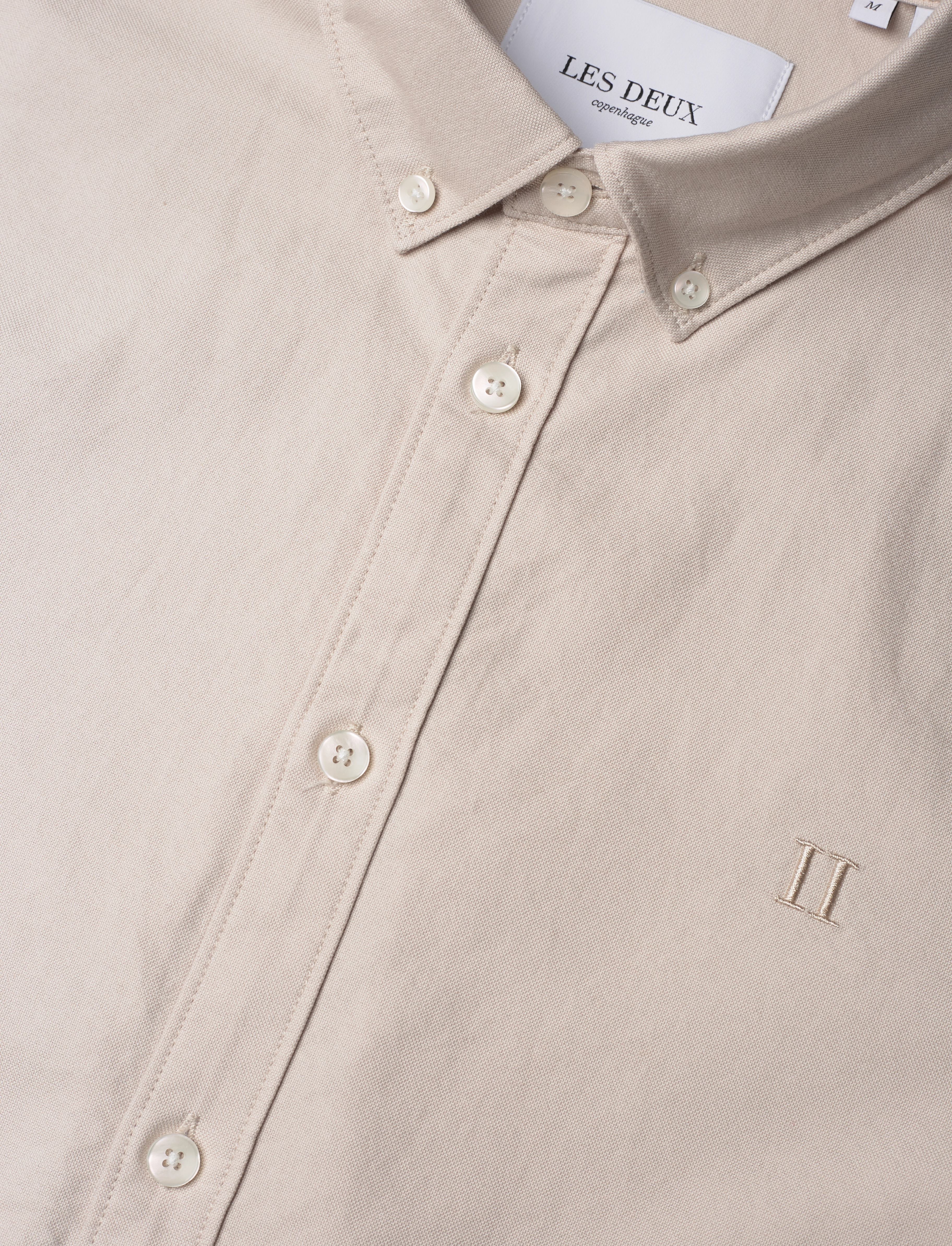 Les Deux - Kristian Oxford Shirt - dark sand - 4