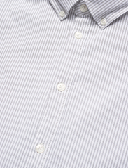 Les Deux - Kristian Oxford Shirt - oxford shirts - olive night/white - 4