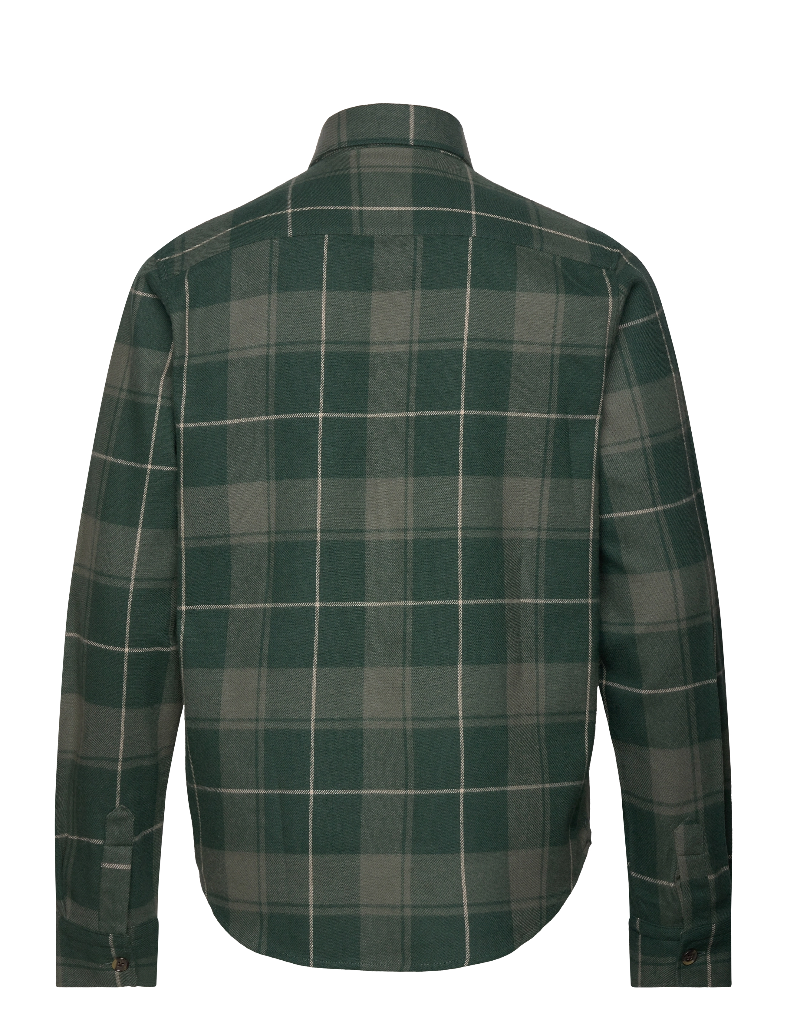 Les Deux - Lennon Check Shirt - olive night/dusty moss - 1