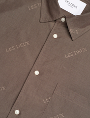 Les Deux - Les Deux Jacquard Flannel Shirt - basic shirts - coffee brown/walnut - 3