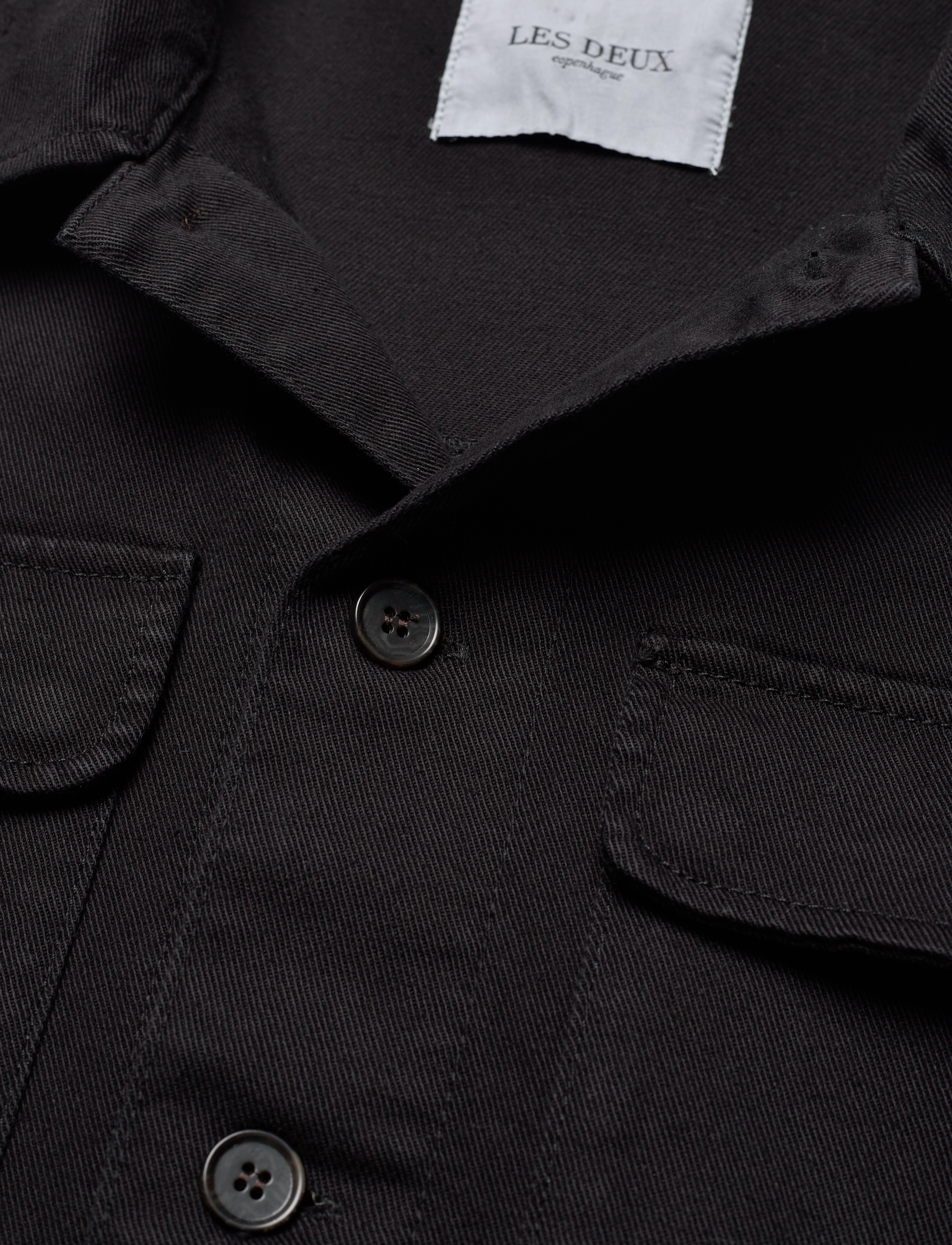 Les Deux - Kendrick Hybrid Shirt - black - 2