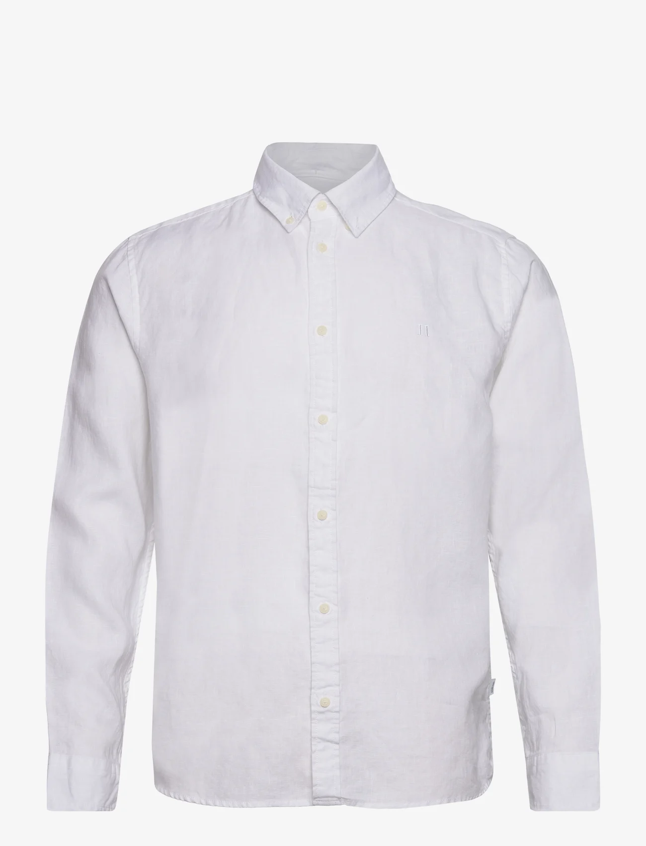 Les Deux - Kristian Linen B.D. Shirt - linskjorter - white - 0