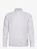 Kristian Linen B.D. Shirt - WHITE