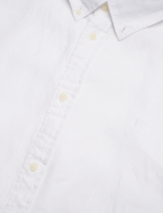 Les Deux - Kristian Linen B.D. Shirt - linen shirts - white - 4
