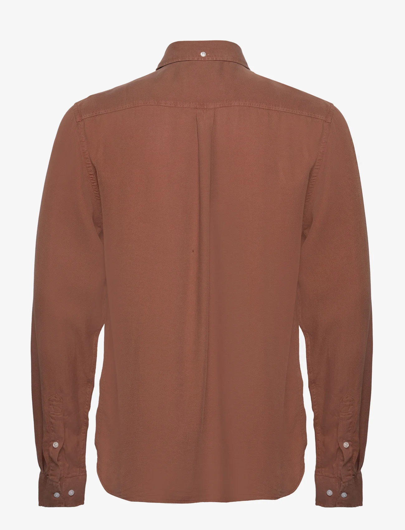 Les Deux - Kristian Dobby Shirt - basic skjorter - burnt clay - 1