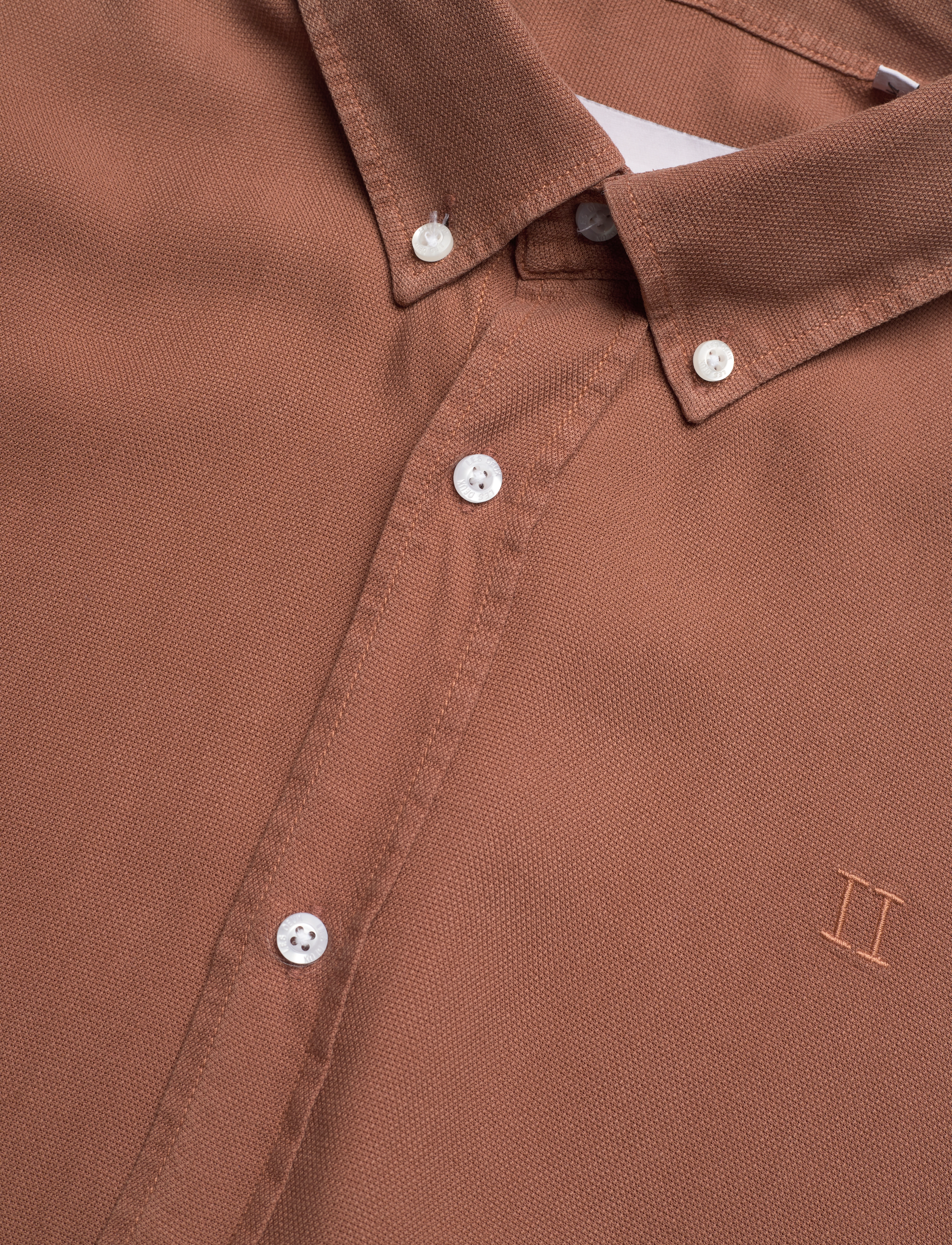 Les Deux - Kristian Dobby Shirt - burnt clay - 3