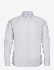 Kristian Stripe Shirt - LIGHT GREY/WHITE