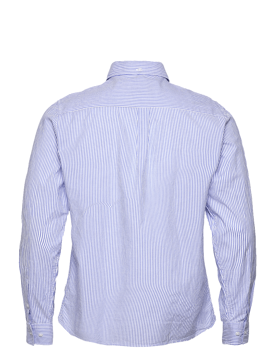 Les Deux - Kristian Stripe Shirt - palace blue/white - 1