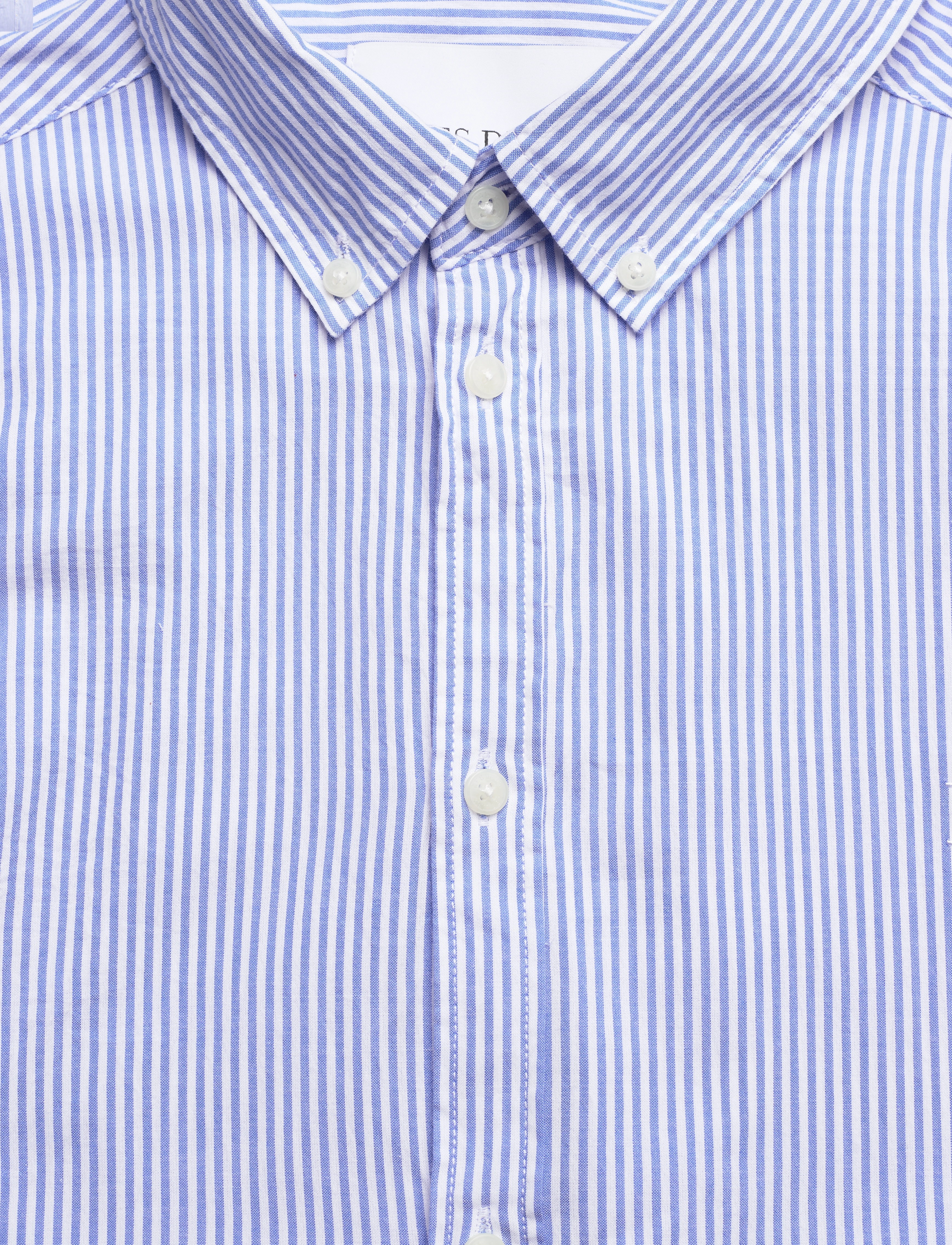 Les Deux - Kristian Stripe Shirt - palace blue/white - 2